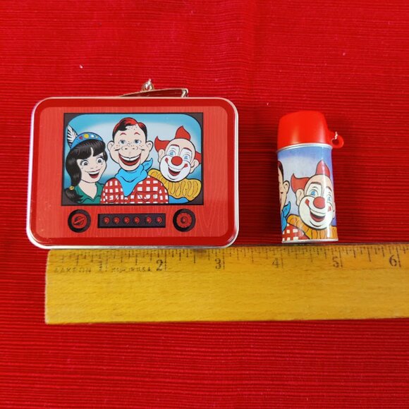 Vintage Hallmark Keepsake Howdy Doody Ornament Set - Lunchbox & Thermos - 1999 - Picture 8 of 14